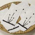 Hemstitched Flower Power Towels (Set of 4)