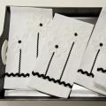 Hemstitched Flower Power Towels (Set of 4)