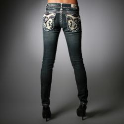 Laguna Beach Jeans Women's Embellished Pocket Skinny Jeans