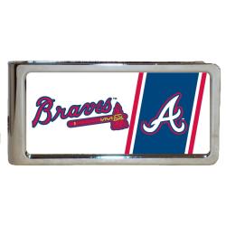 Atlanta Braves Stainless Steel Money Clip