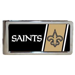 New Orleans Saints Stainless Steel Money Clip