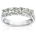 10k White Gold 1 1/2ct TDW Diamond Wedding-style Band (J-K, VVS1-VVS2)