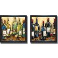 Nicole Etienne 'Uncorked and Wine Bar' Framed 2-piece Canvas Art Set