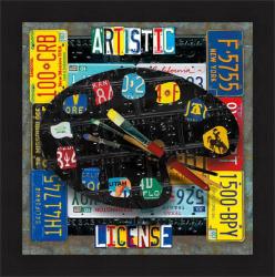Aaron Foster 'Artistic License' Framed Print Art