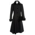 Trilogy Collection Girl's Wool-blend Faux Fur-trimmed Coat