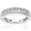 14k White Gold 1/2ct TDW Diamond Band (H-I, I1-I2)