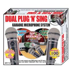 Emerson Dual Plug and Sing Karaoke Microphone Syst