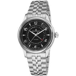 Revue Thommen Men's 'Date Pointer' Stainless Steel Automatic Watch