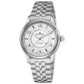 Revue Thommen Men's 'Date Pointer' Silver Face Automatic Watch