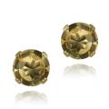 Glitzy Rocks 14k Yellow Gold 2 1/10ct TGW 6-mm Citrine Stud Earrings