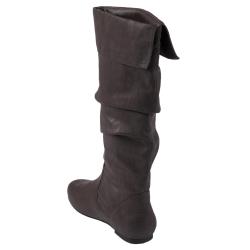 Journee Collection Women's 'Alli-24' Faux Leather Slouchy Boot