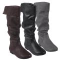 Journee Collection Women's 'Alli-24' Faux Leather Slouchy Boot