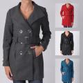 Ci Sono by Journee Junior's Double-breasted Belted Long Coat