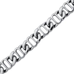 Stainless Steel 24-inch Mariner Link Chain Necklace
