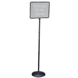 Quartet Sign(ware) Black Pedestal Sign 