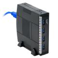 SYBA Black USB 3.0 4-Port Hub