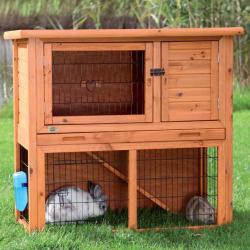 Trixie Natura 2-story Rabbit Hutch with Enclosure
