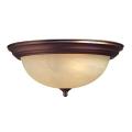 Woodbridge Lighting 1-light Oil Rubbed Bronze Flush Mount Light