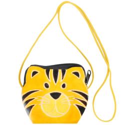 Leather Happy Kitty Coin Purse (India)