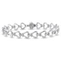 Sterling Silver 1/3ct TDW Diamond Link Bracelet (G-H, I3)