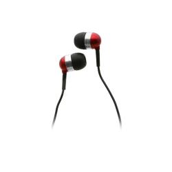Fuji Labs 3.5mm Neodymium Acoustic Noise Isolation Earphone ? Red