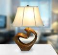 Wood Finish Elegant 26.5-inch Table Lamp