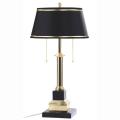 French Goldplated Marble Base Table Lamp