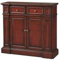 Hand Painted Red Accent Chest