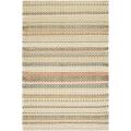 Hand-made Reversable Quilt Cottage Multi Wool Rug (2' x 3')
