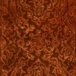 Handmade Silk Road Majestic Rust New Zealand Wool Rug (2' x 3')