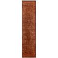 Handmade Silk Road Majestic Rust New Zealand Wool Rug (2'6 x 8')