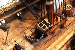Old Modern Handicrafts USS Constitution Copper-Bottom Model