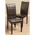 Warehouse of Tiffany Eveleen Brown Dining Chairs (Set of 2)