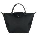 Longchamp 'Planetes' Black Nylon Tote Bag