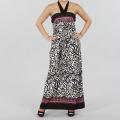 JFW Women's Printed Halter Maxi Dress