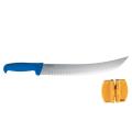Kershaw Pro-Grade 12 inch Cimeter Knife with Smith's 2-Step Knife Sharpener