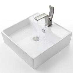 Kraus Phoenix Single Lever Basin Stainless Steel Faucet