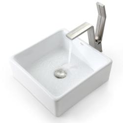 Kraus Phoenix Single Lever Vessel Stainless Steel Faucet 