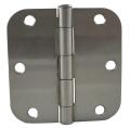 GlideRite 3.5-inch x 5/8-inch Radius Satin Nickel Door Hinges (Case of 24)