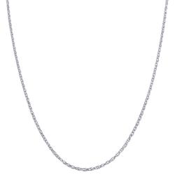14k White Gold 20-inch Lite Rope Chain