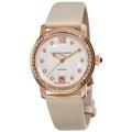 Frederique Constant Women's 'Automatic' Satin Strap Diamond Watch