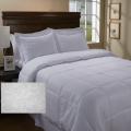 Embossed Scroll Microfiber Down Alternative Comforter Set