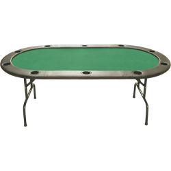 Full-size 83-inch Folding Poker Table with Dealer Kit