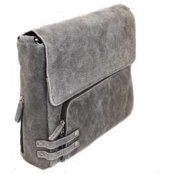 The Jones Collection Distressed Leather Messenger Bag