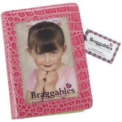 Wet CrocoPink Lined Photo Notepad (6.5 x 5)