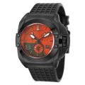Technomarine Men's 'Blackwatch' Black PVD-coated Stainless Steel and Black ...