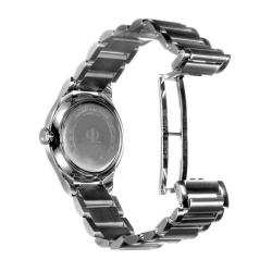 Baume & Mercier Women's 'Ilea' Stainless Steel Diamonds Quartz Date Watch