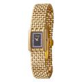 Wittnauer Women's 'Metropolitan' Yellow Goldplated Stainless Steel Diamonds Quartz Watch