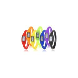 Silicone Ion Jelly Rubber Sports Wrist Watch Bangle