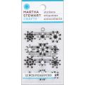 Martha Stewart Doily Lace Mini Flower Gemstone Stickers (Pack of 12)